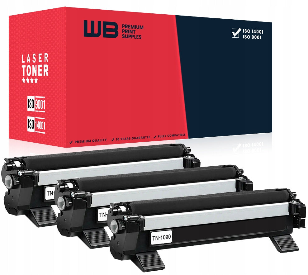 3x TONER FOR BROTHER HL-1223WE DCP-1622WE TN-1090 Color black
