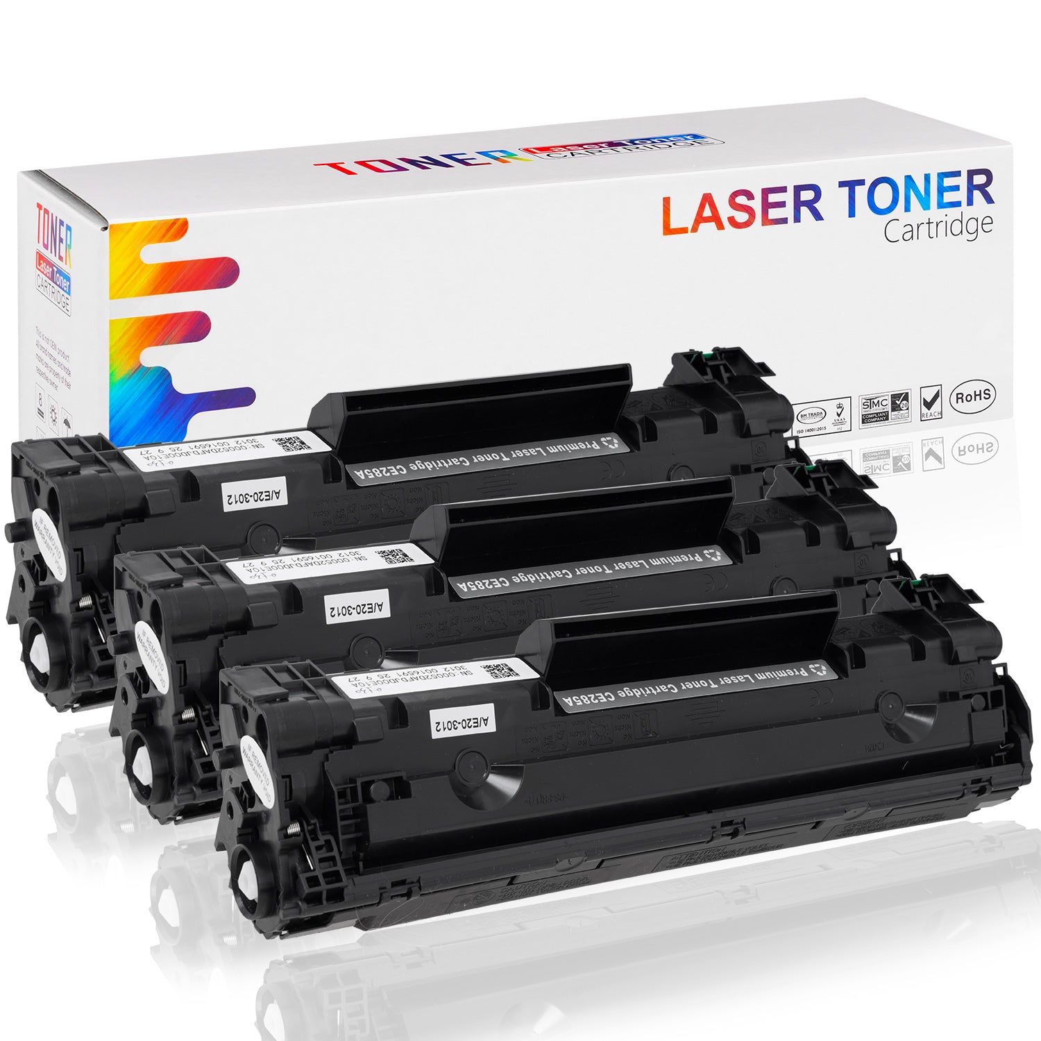 3x TONER FOR HP LaserJet Pro P1102 P1102w