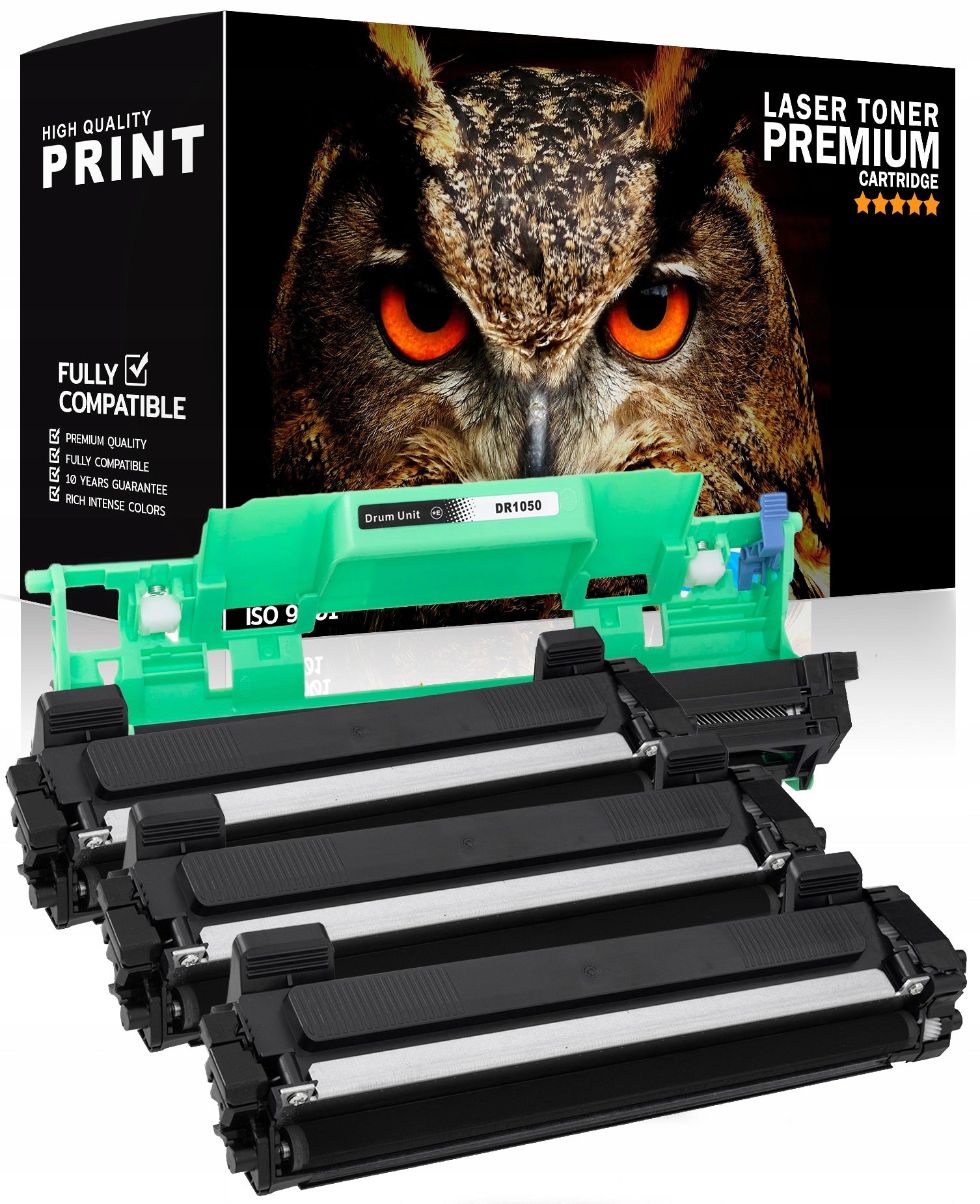 3x TONER and 1x DRUM FOR BROTHER HL1110 DCP-1510E DCP-1512E