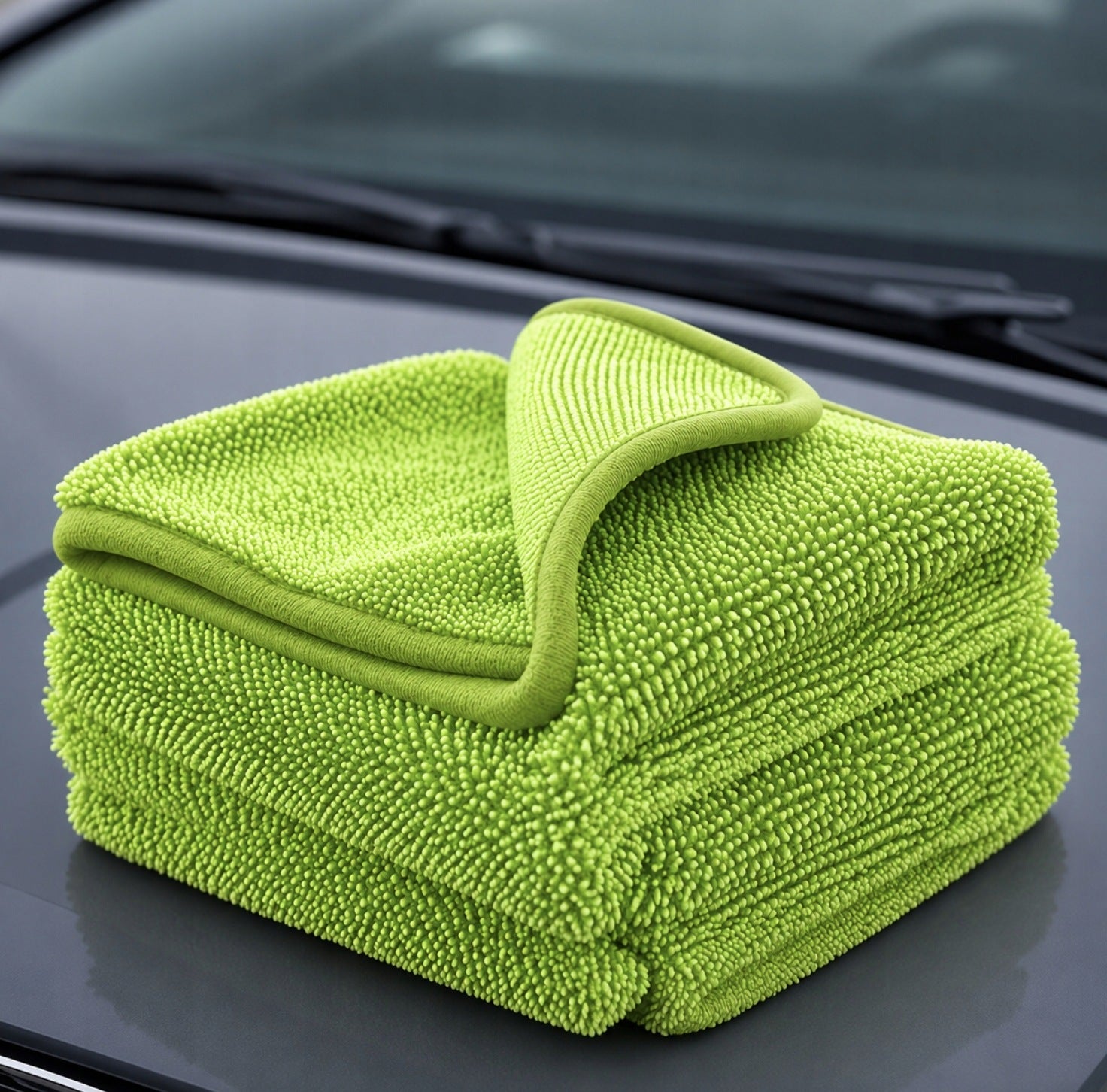 3x TOWEL FOR DRYING CAR PAINT QUICK-DRYING MICROFIBER 50X60 CM Packaging status original