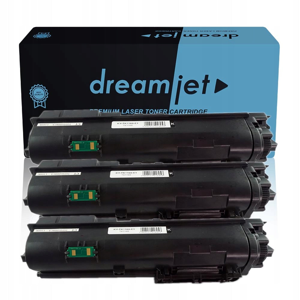 3x Toner cartridge for KYOCERA TK1160 P2040DW P2040DN EcoSys