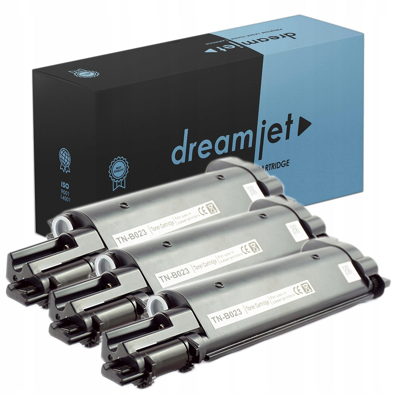 3x Toner for BROTHER TN-B023 MFC-B7715DW HL-B2080DW / Brother B023 Toner