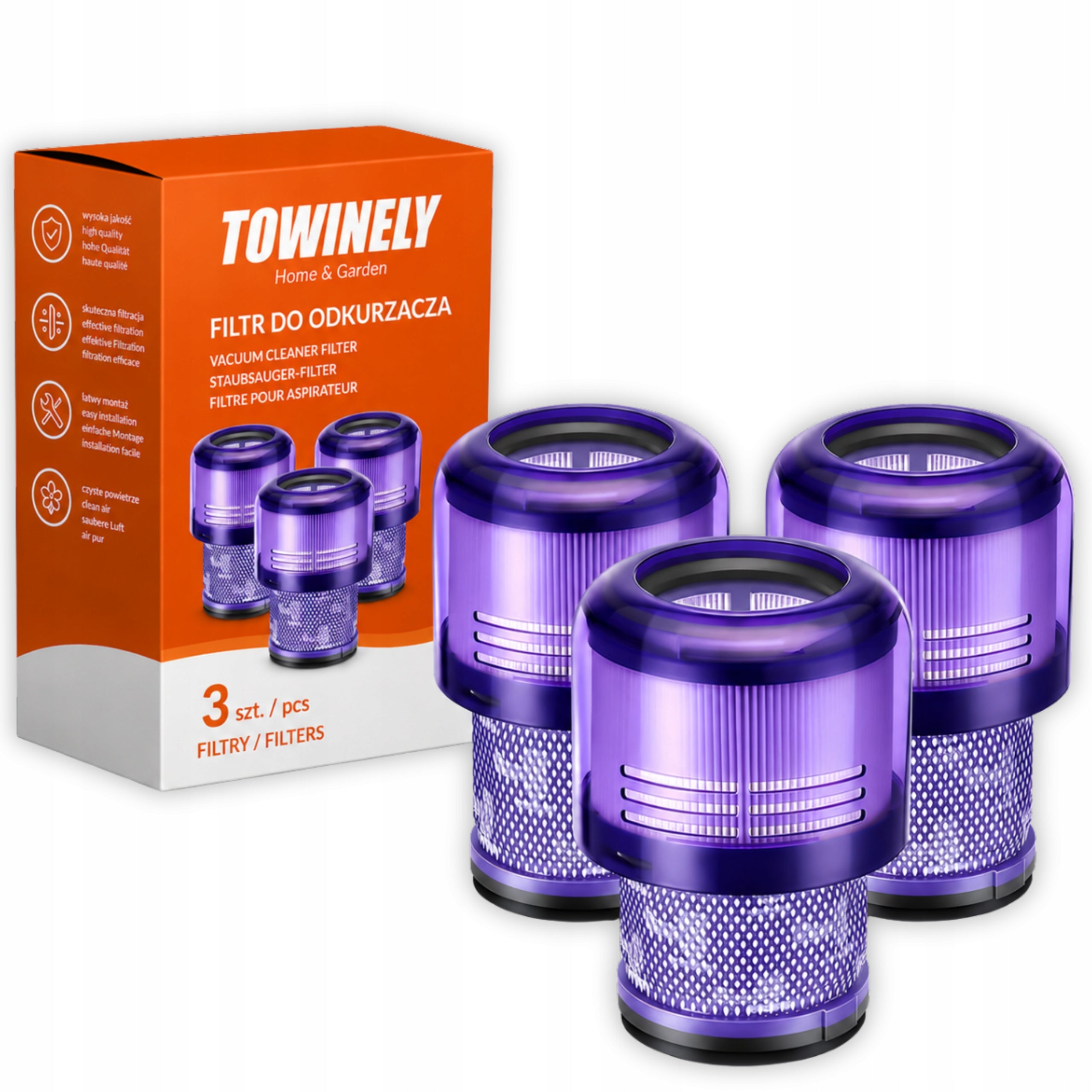 3x Washable filter for Dyson V11 SV14 V15 Animal Detect Absolute vacuum cleaner