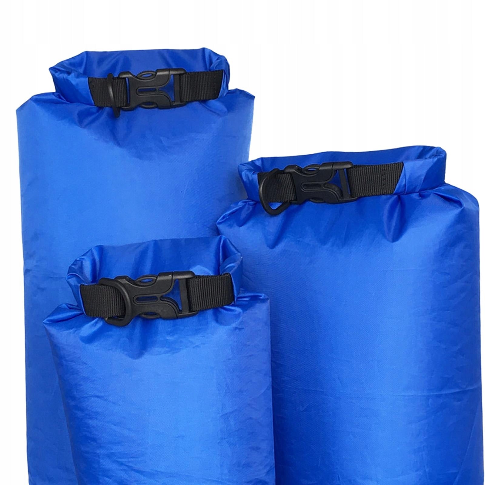 3x Waterproof Dry Bag Heavy Duty Storage Sack Rolled Top Airtight Floating Weight 0.12 kg