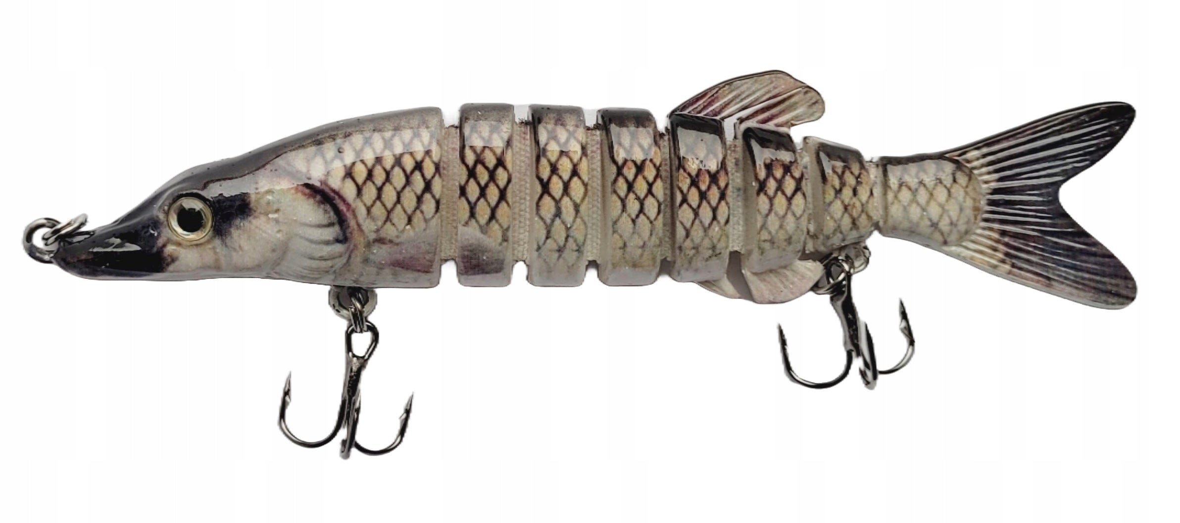 3x Wobbler for pike broken sinking 13,5 cm 23 g Kind drowning