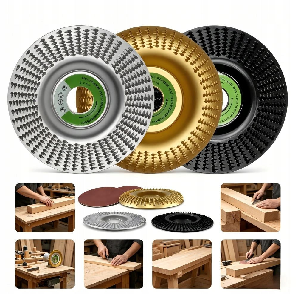 3x Wood Disc + Account Grinding Disc – Sawmill 125mm + Turbo Cutter