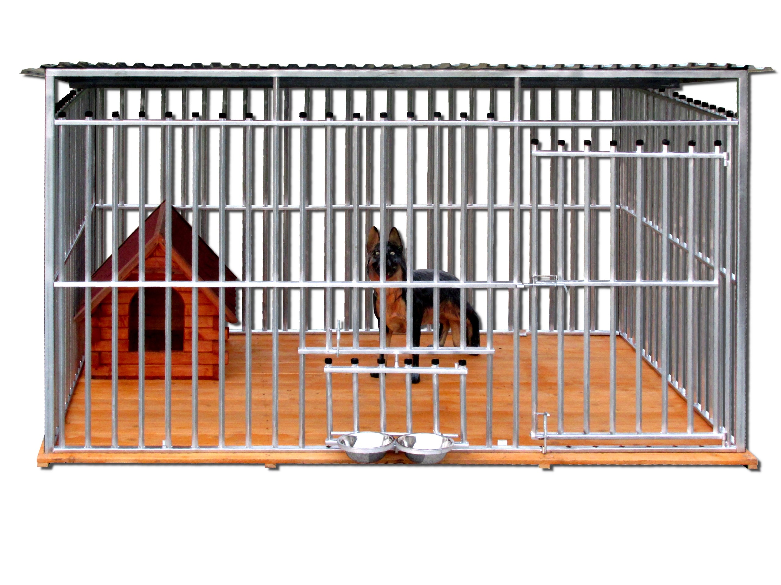 3x2 Dog Playpen with Floor, Bowl Holders Playpen to Size MANUFACTURER