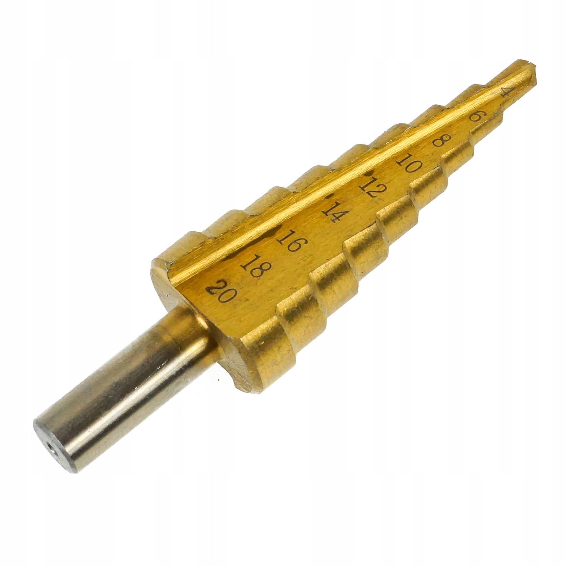 4-20MM HSS STEP CONICAL DRILL BIT FOR WOOD METAL PLASTIC SHEET METAL BLACK Manufacturer code 33011