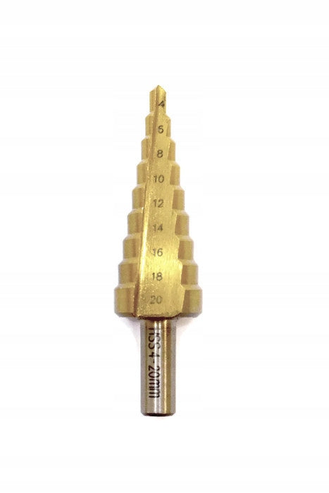 4-20MM HSS STEP CONICAL DRILL BIT FOR WOOD METAL PLASTIC SHEET METAL BLACK Mounting type cylindrical