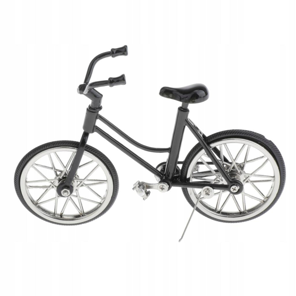 4.3" Mini Alloy Finger Bikes Mountain Bike Fixed Bicycle Model Black