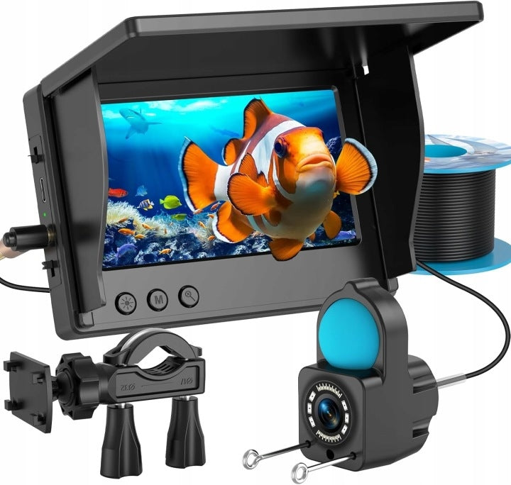 4.3" UNDERWATER FISHING CAMERA LCD MONITOR 20m FISH DETECTOR