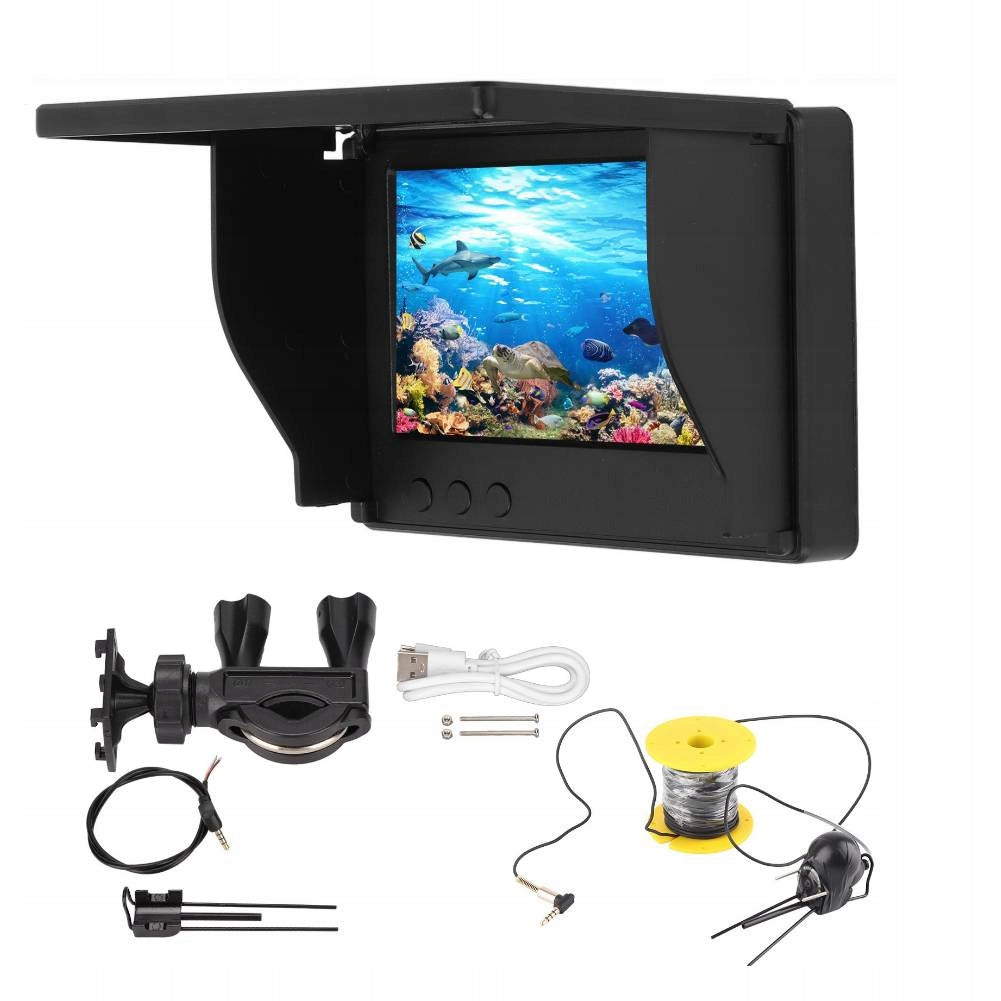 4.3" UNDERWATER FISHING CAMERA LCD MONITOR 30m FISH DETECTOR BATTERY 2.0 Brand WINANQE
