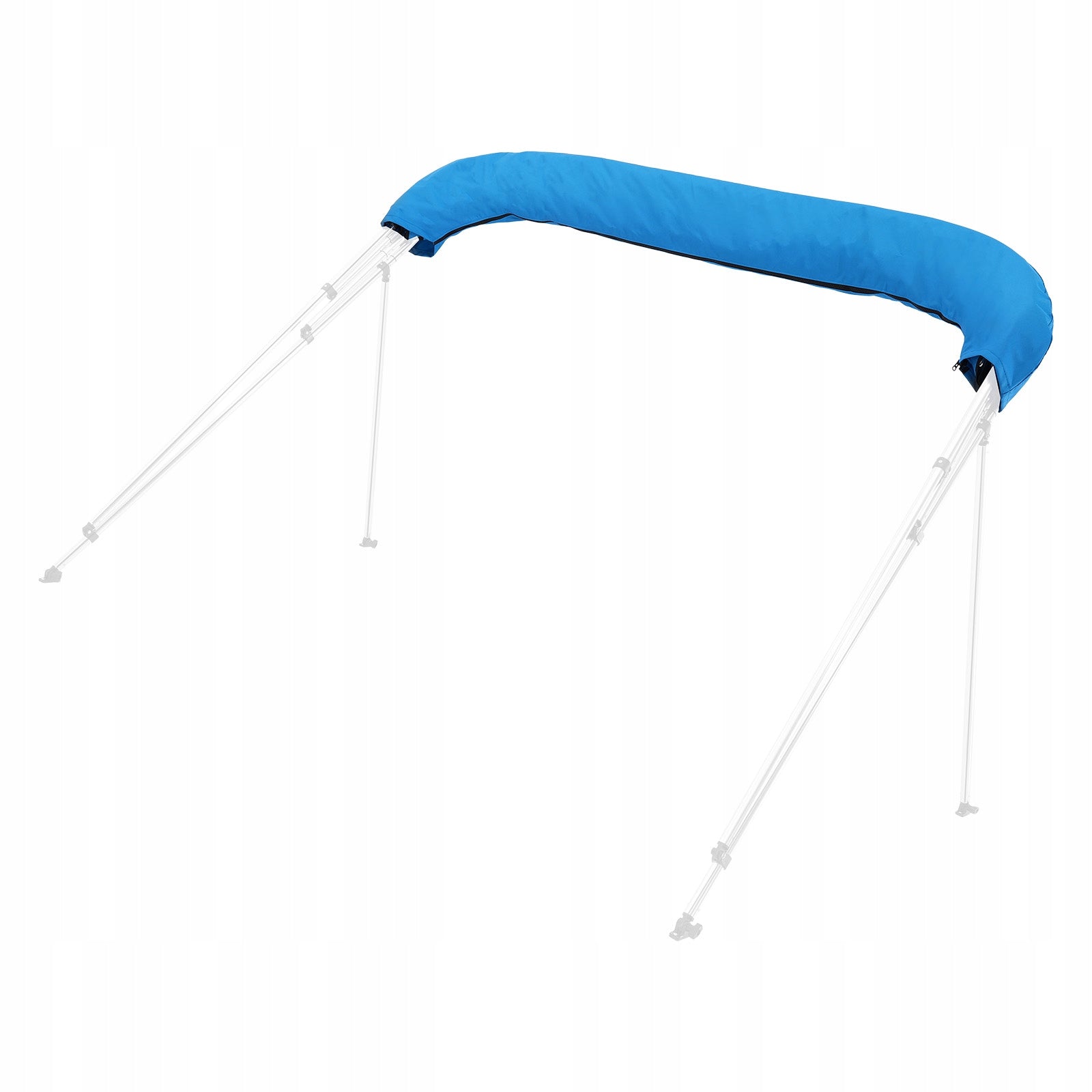 4 Bow Boat Bimini Tops 96"Lx(91"-96")W Bimini Top Replacement Pacific Blue