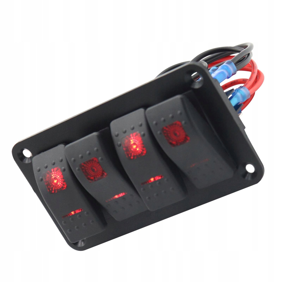 4 Groups Rocker Switch Panel