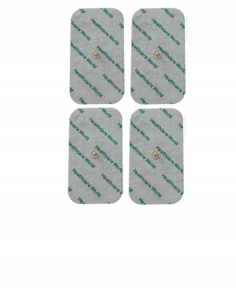 4 LARGE GEL ELECTRODES TENS SANITAS BEURER 10X5CM