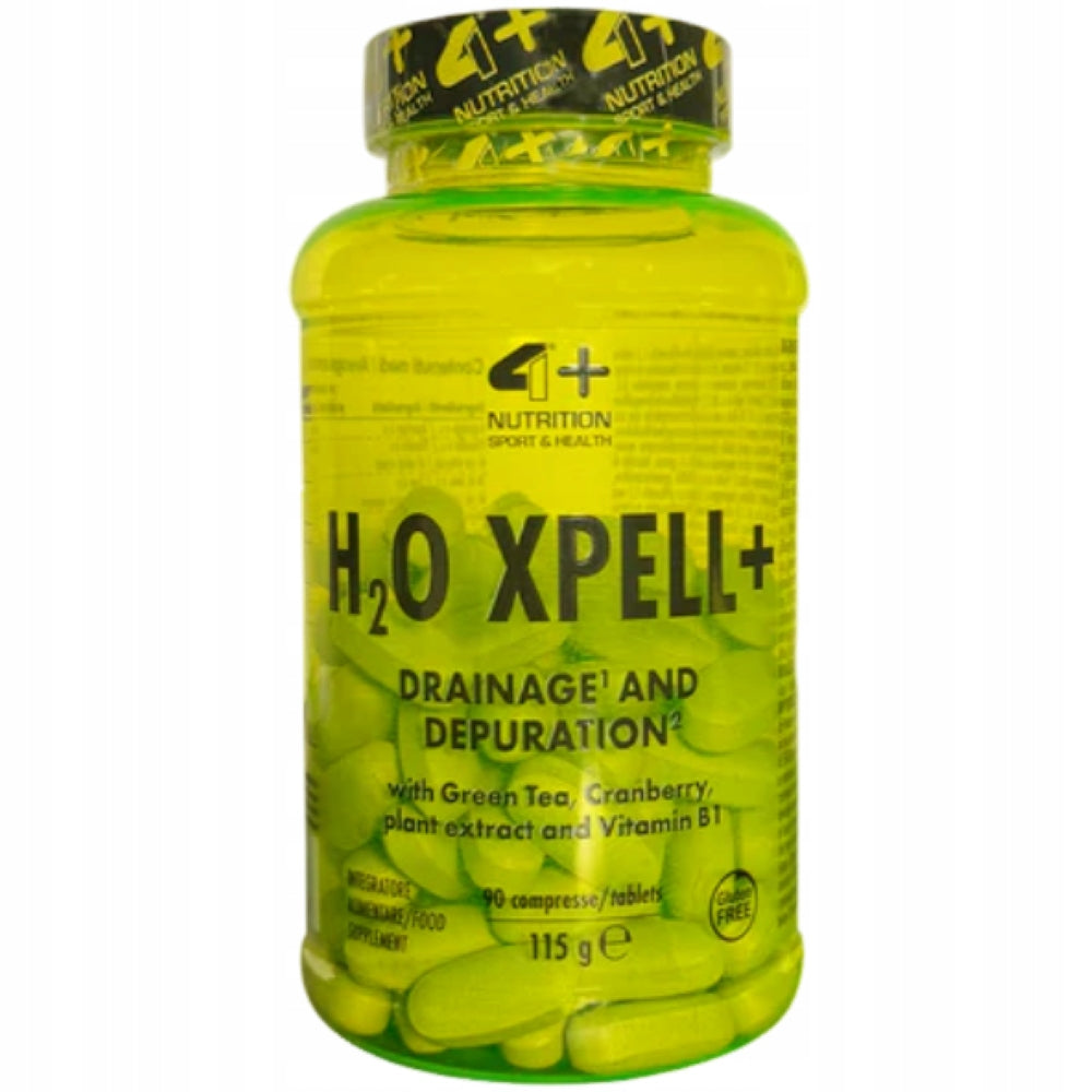 4+ Nutrition H2O Xpell+ 90 tabs Diuretic capsules REMOVE EXCESS WATER