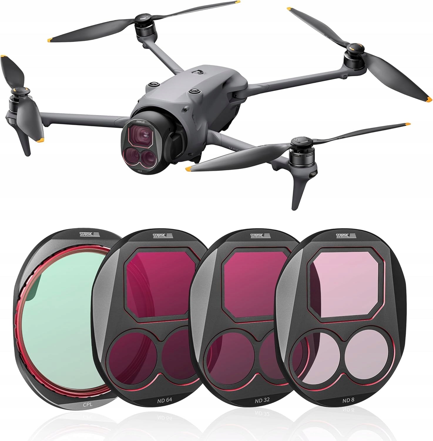 4 PACK ND/CPL FILTER SET FOR DJI MAVIC 4 PRO ND8/32/64/CPL LENS FILTERS