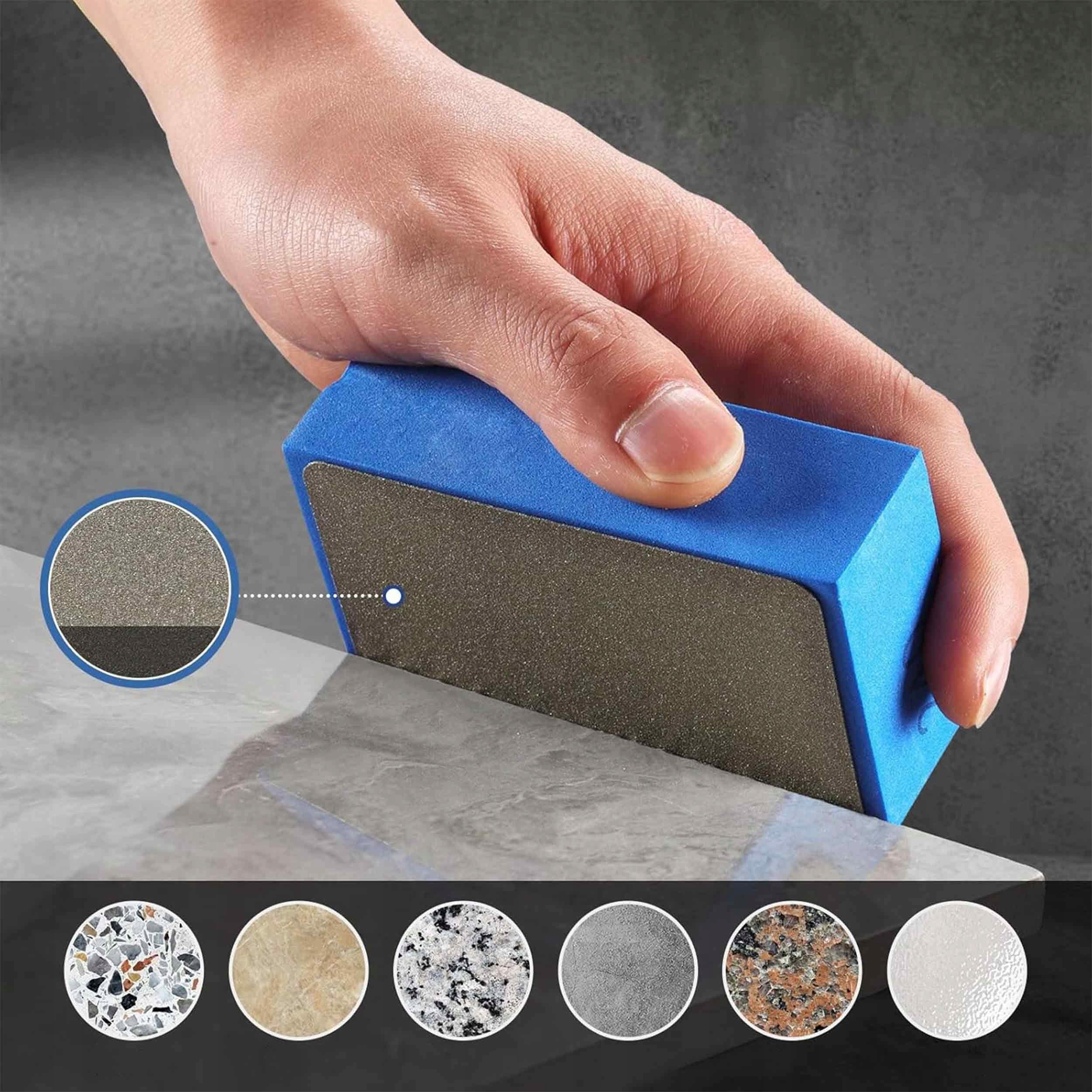 4 PCS DIAMOND TILE GRINDING CUBE 60# 100# 200# 400# Packaging status original