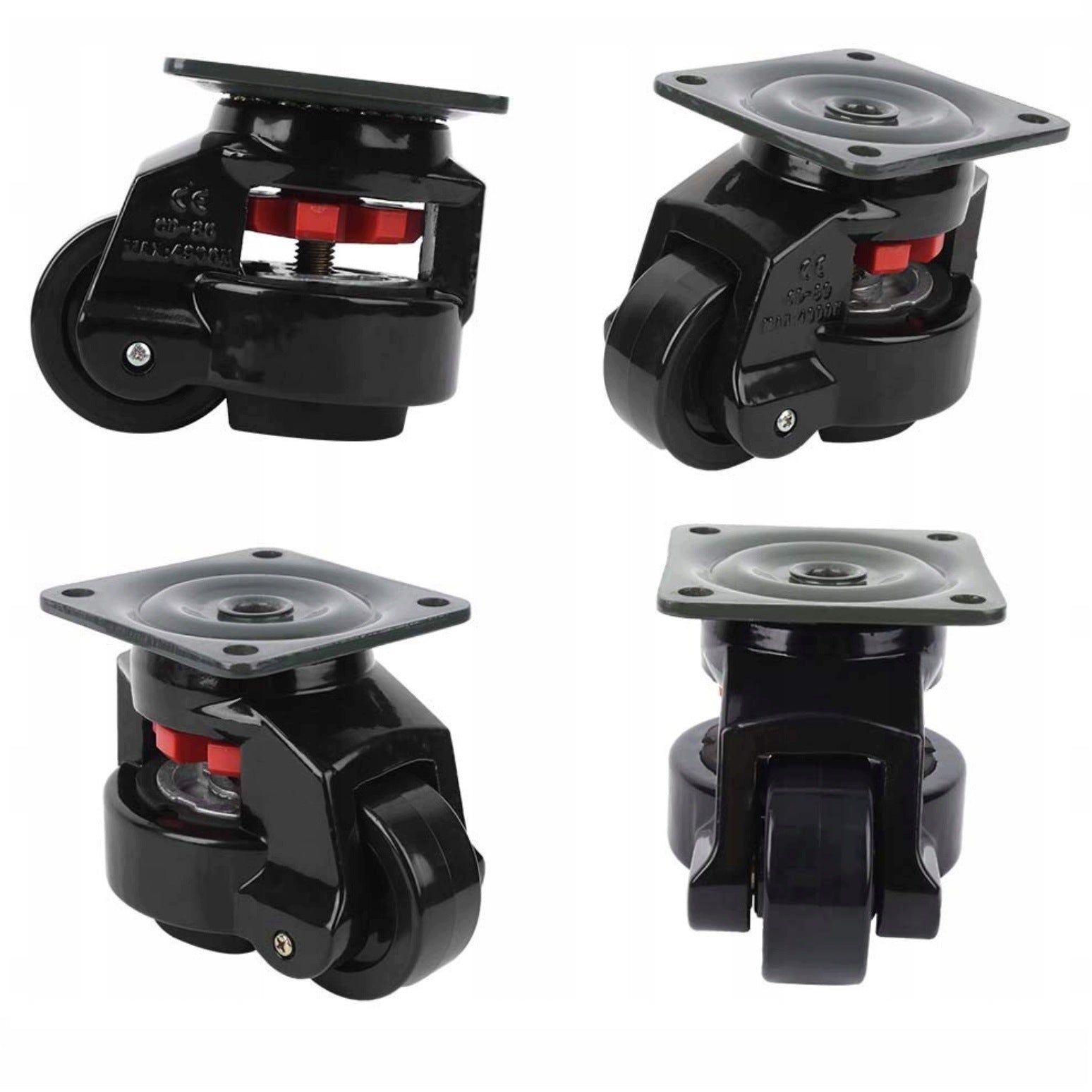 4 PCS OROT WHEELS SET LOAD CAPACITY 250KG PER PIECE SOLID CONSTRUCTION