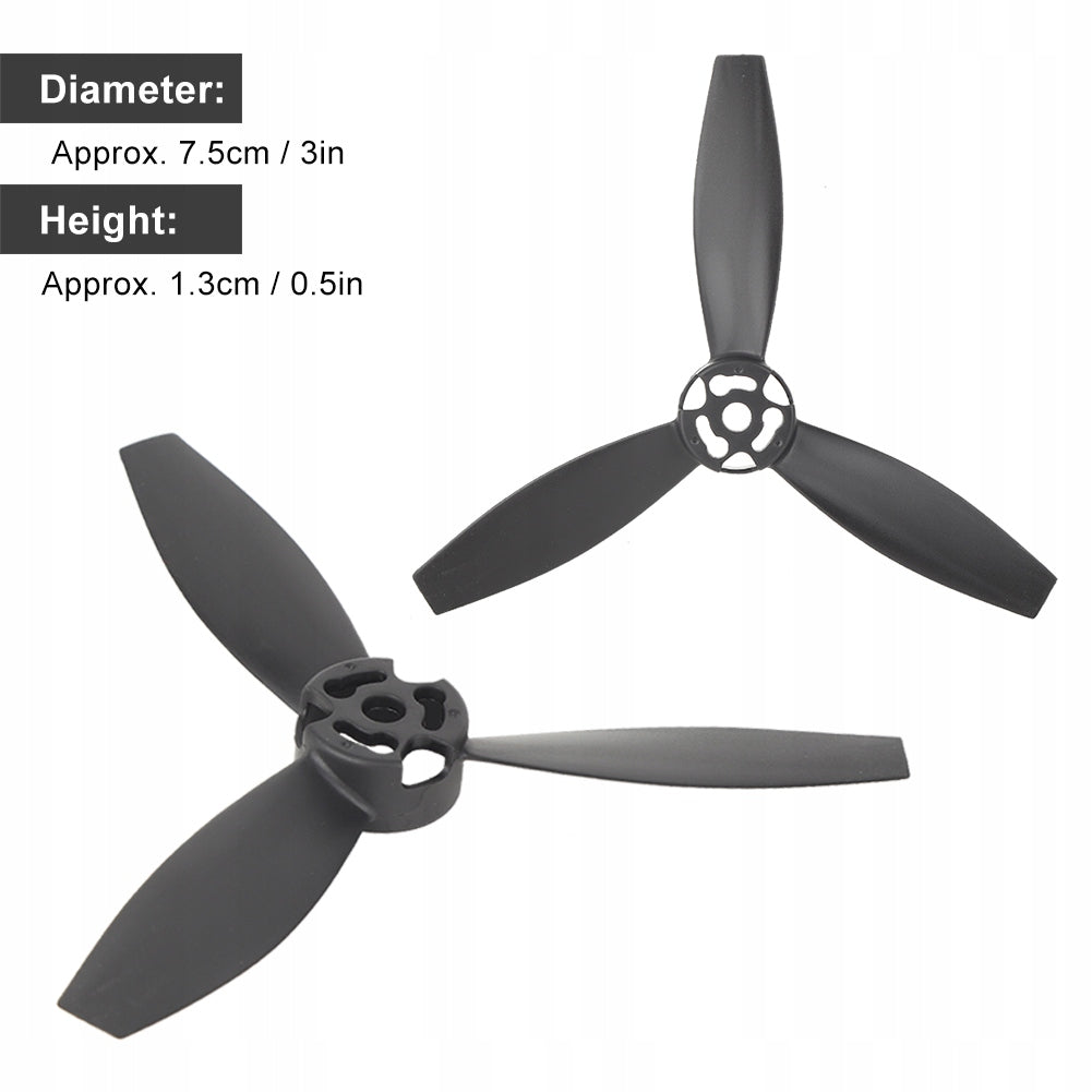 4 PCS PROPELLER SET FOR DRONE RC BEBOP 2 AIRCRAFT AKCESORIA BLACK Packaging status original