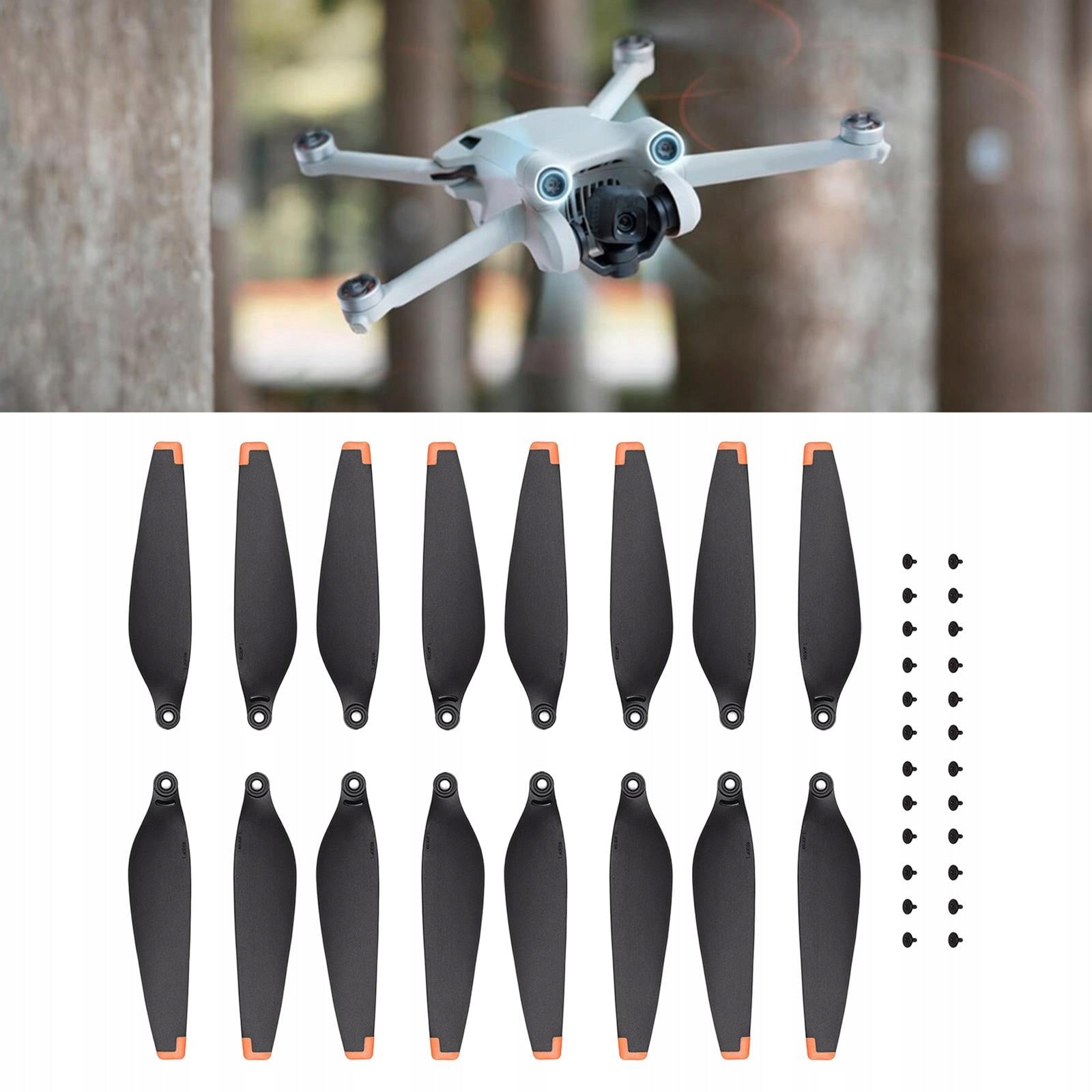 4 Pair Propellers for Mini 3Pro Light in Weight Silent Flight Powerful Packaging status original