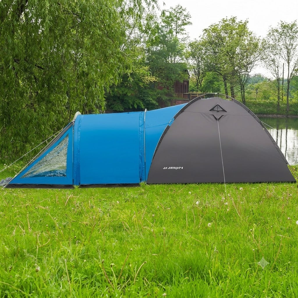 4-Person Hiking Tent Family Camping Waterproof Strong + FREEBIE Brand no brand