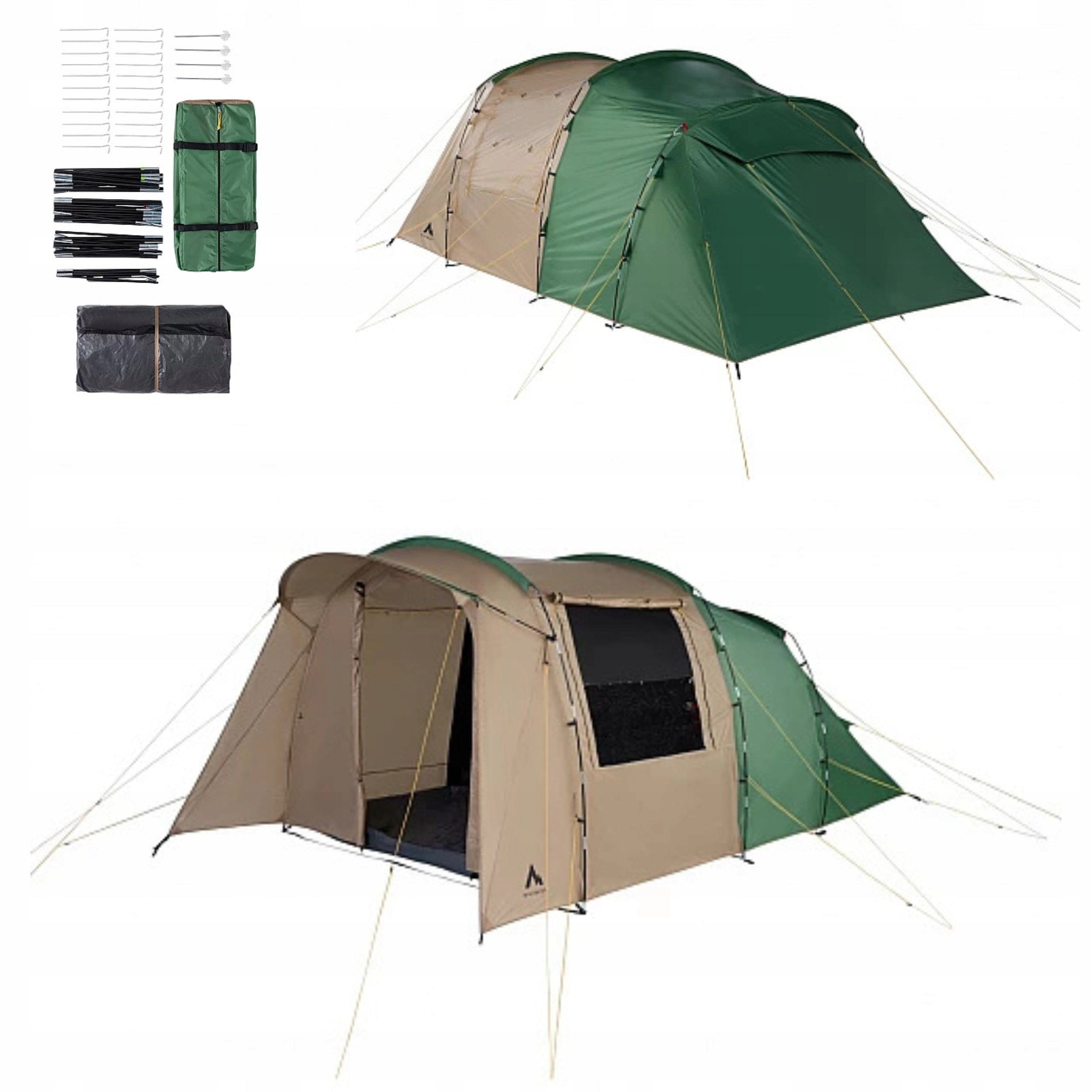 4-Person Hiking Tent McKinley Guinea Camping 4os