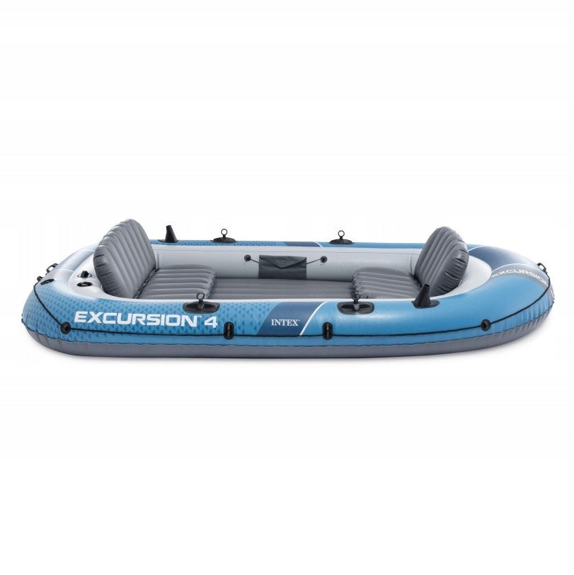 4 Person Inflatable Pontoon Large With Pump + Paddles + Solid Bag Packaging status original