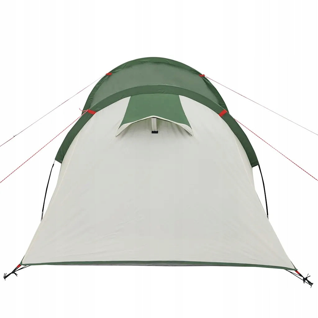 4-Person Tunnel Camping Tent with Tropical, Green Number of people 4