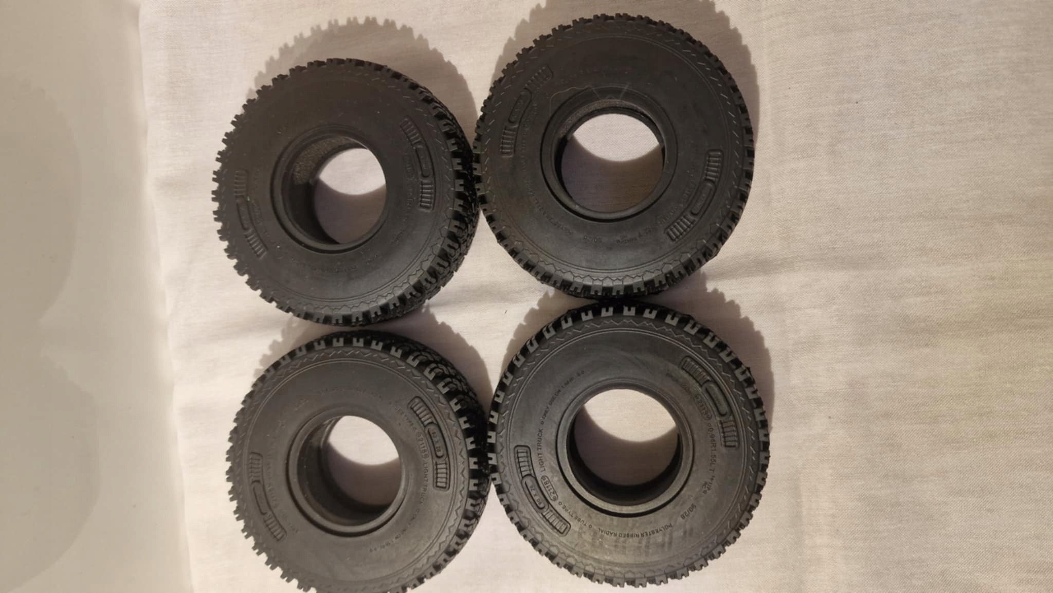 4 . RC tyres 1,55 /10 Manufacturer code Fairytre-61040342