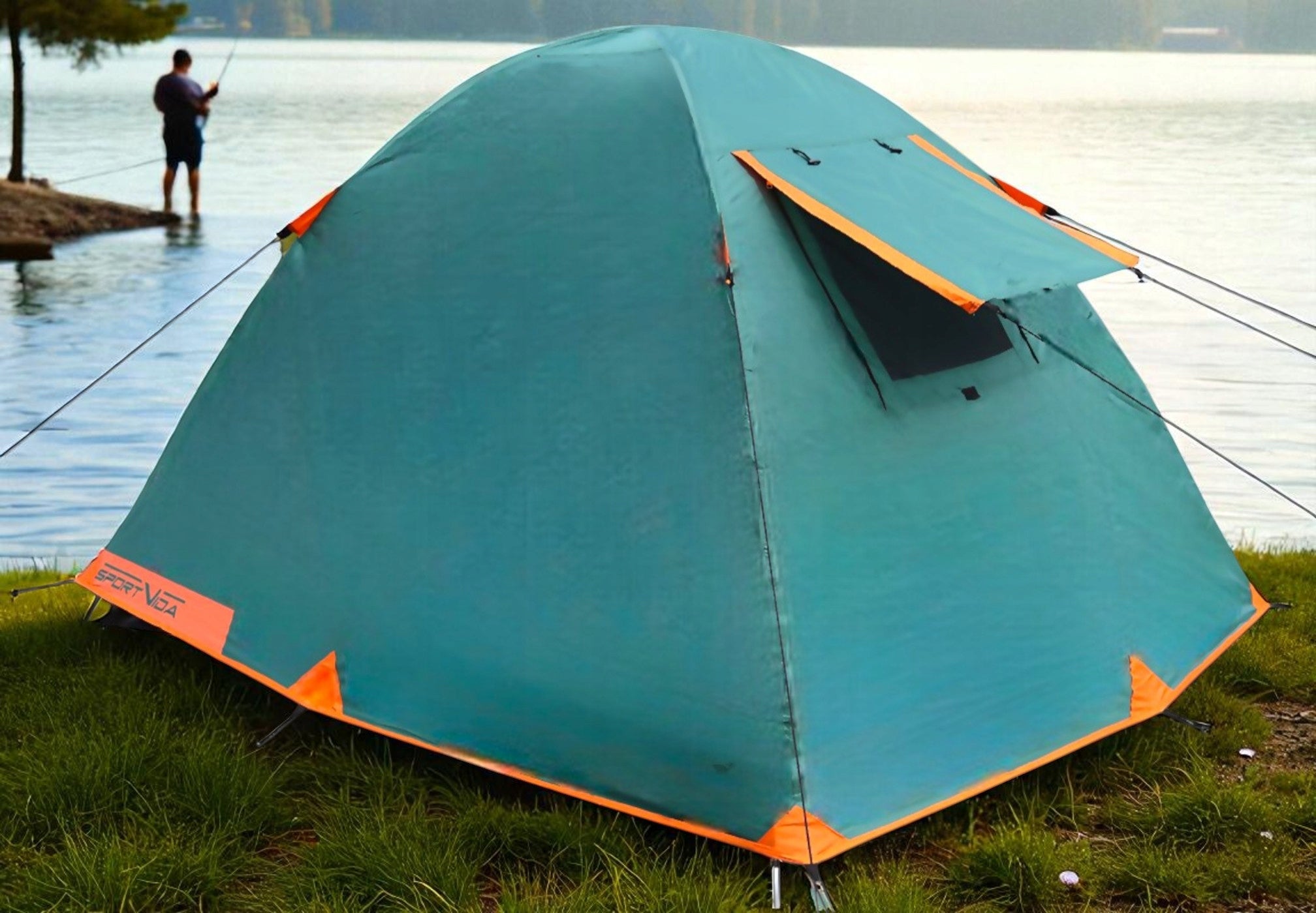 4 SEATER FAMILY TENT WATERPROOF 4000mm TROPICAL MOSQUITO NET SPORTVIDA Brand Sportvida