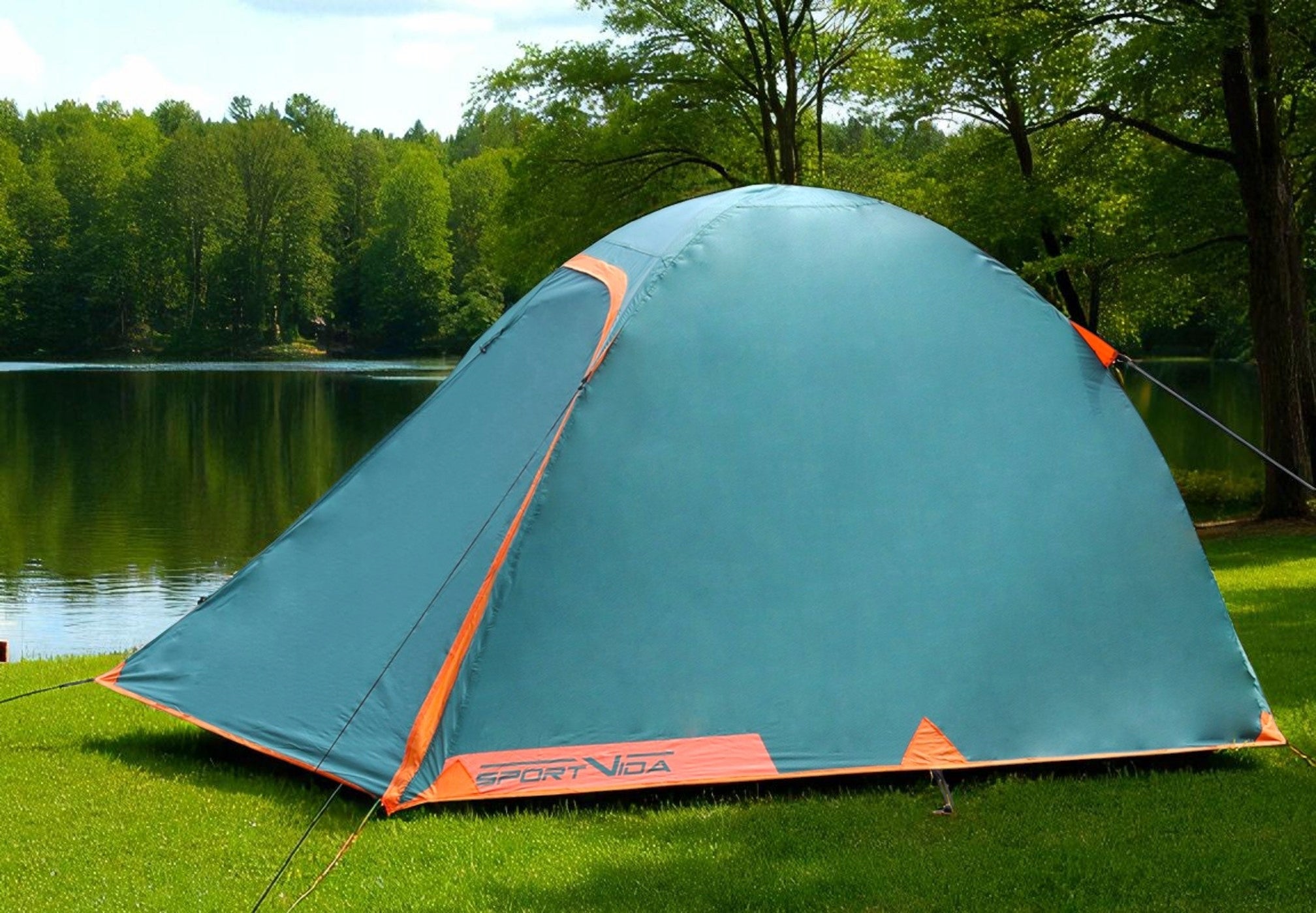4 SEATER FAMILY TENT WATERPROOF 4000mm TROPICAL MOSQUITO NET SPORTVIDA Waterproofness 4000 mm