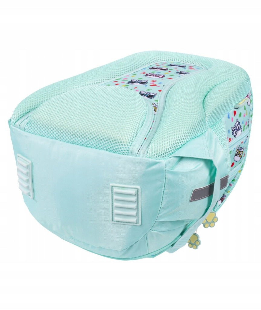 4-chamber school backpack St.Majewski My Little Friend Mint Kitty KITTEN 1-3 Manufacturer code 669712