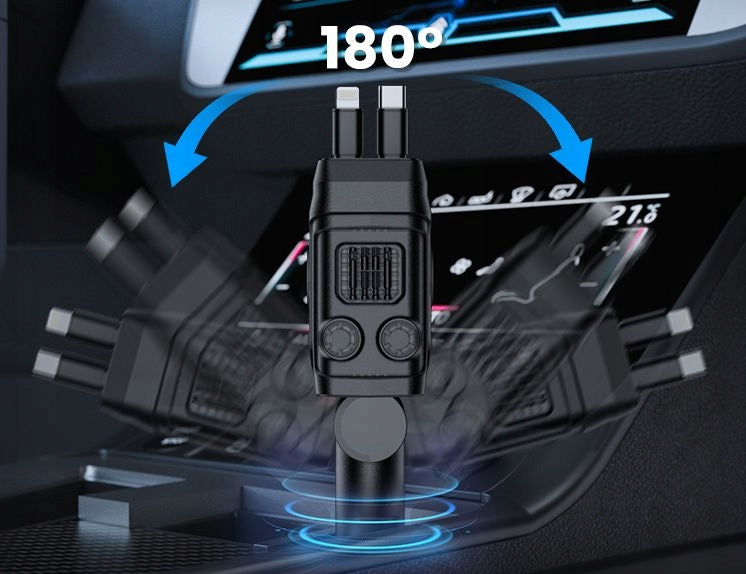 4 in 1 USB Car Charger -C PD QC 3.0 for USB-C Lightning Lighter Manufacturer XO