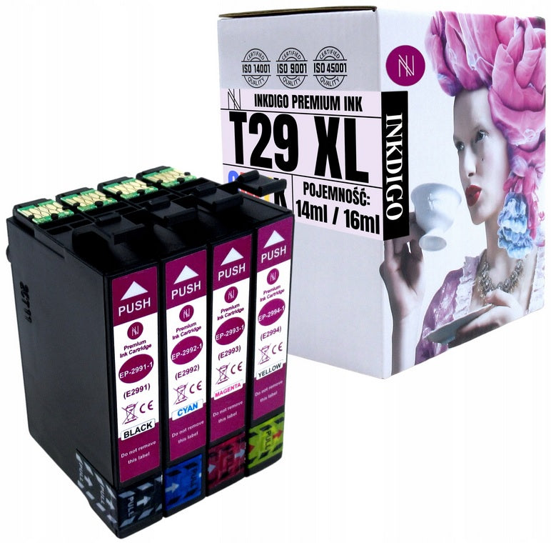4 x Epson T29XL Ink Cartridges for Epson Expression Home XP-235, XP-245, XP-332, XP-432, XP-435 Printers