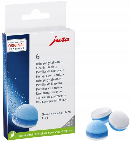 4 x JURA 3in1 6pcs CLEANING TABLETS Brand Jura