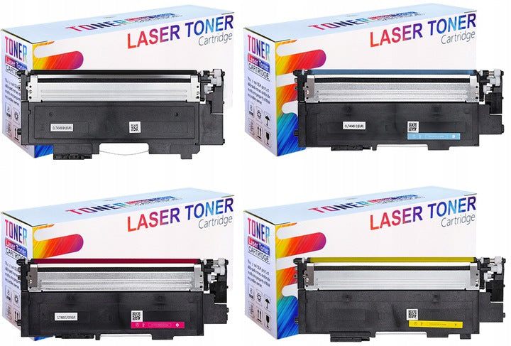 4 x Toner for Samsung C430W C480W C480FW CLT-K404S Manufacturer Commerce Ink
