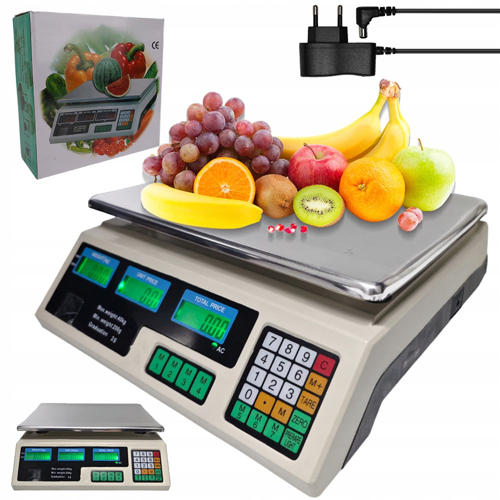 40 KG ELECTRONIC STORAGE SCALE INCLUDED BATTERIES