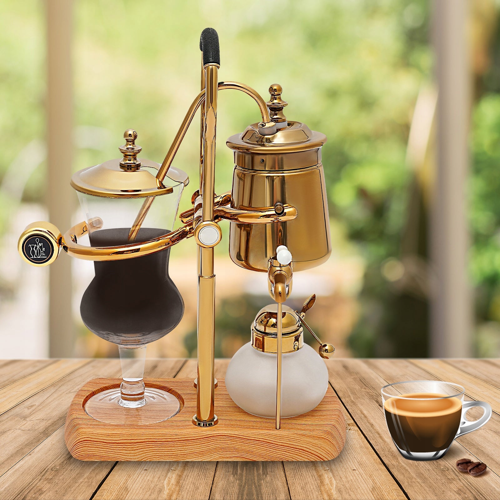 400ML/13.53OZ BALANCED SIPHON COFFEE POT VINTAGE CLASSIC GOLD Manufacturer code 9344483218936