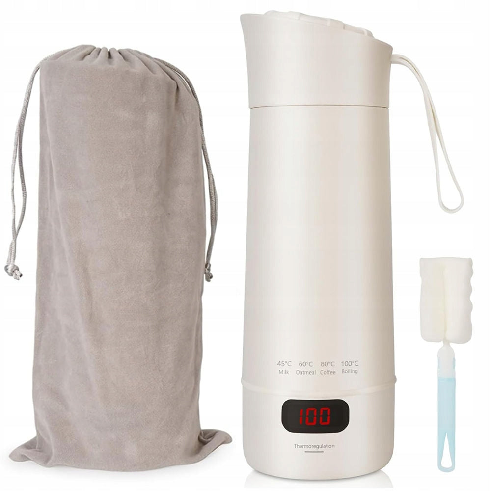400ML PORTABLE TRAVEL MINI HEATING CUP, TRAVEL ELECTRIC KETTLE
