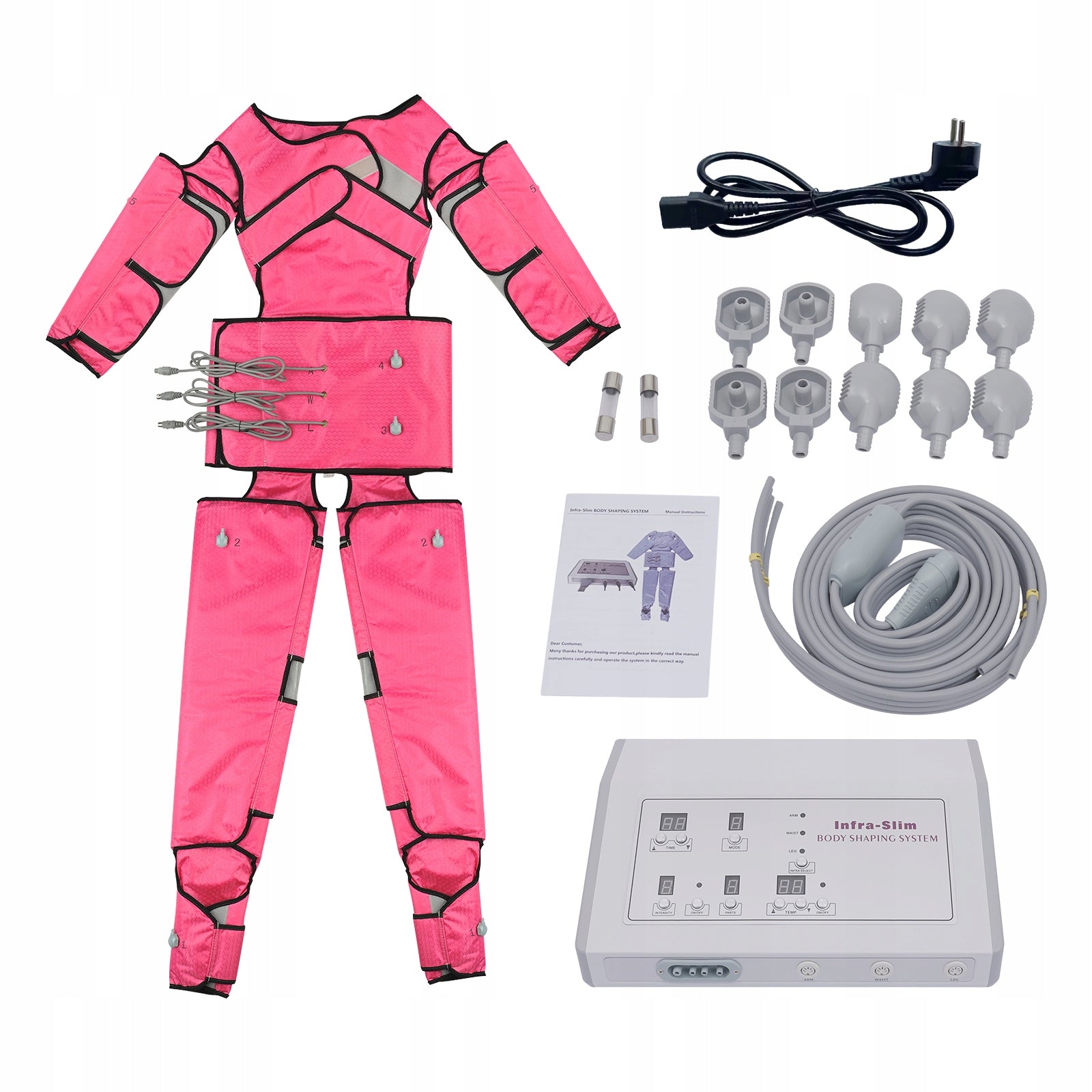 400W PRESOTHERAPY DRAINAGE LYMPHATIC BODY MASSAGER FOR LEG WAIST ARMS
