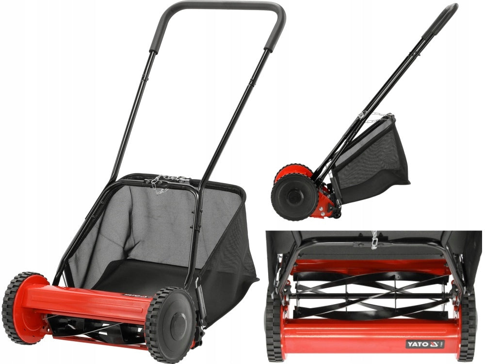 40CM HAND DRUM MOWER FOR GRASS BASKET 27L ADJUSTABLE 17-43MM YT86650 Manufacturer code YATO_YT-86650