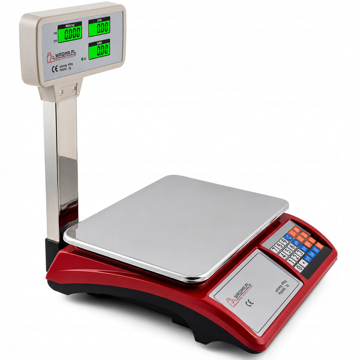 40KG/2G ELECTRONIC SCALE WITH LED BOOM WAREHOUSE SHOP FAIR Manufacturer code GM-Z4093