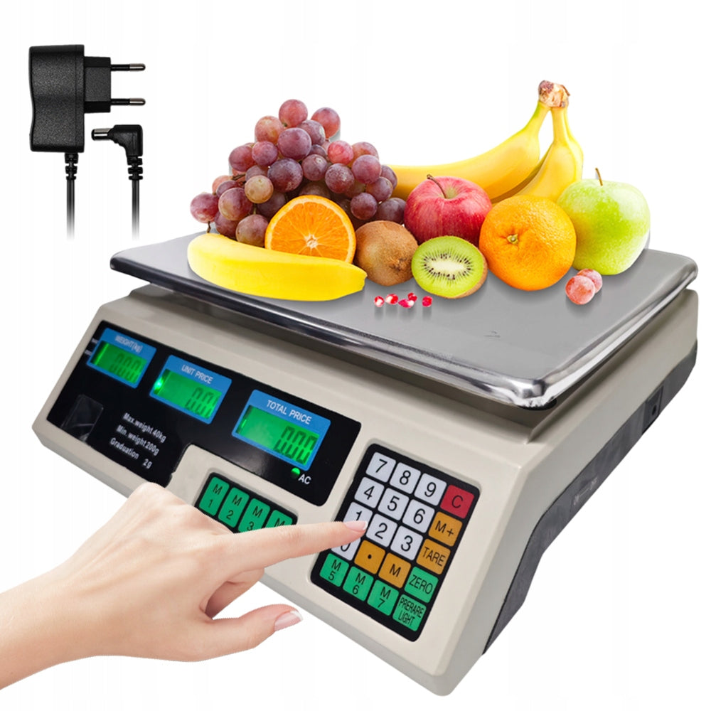 40KG ELECTRONIC SCALE FOR RESTAURANT CAFE SHOP MARKET Brand Bedee