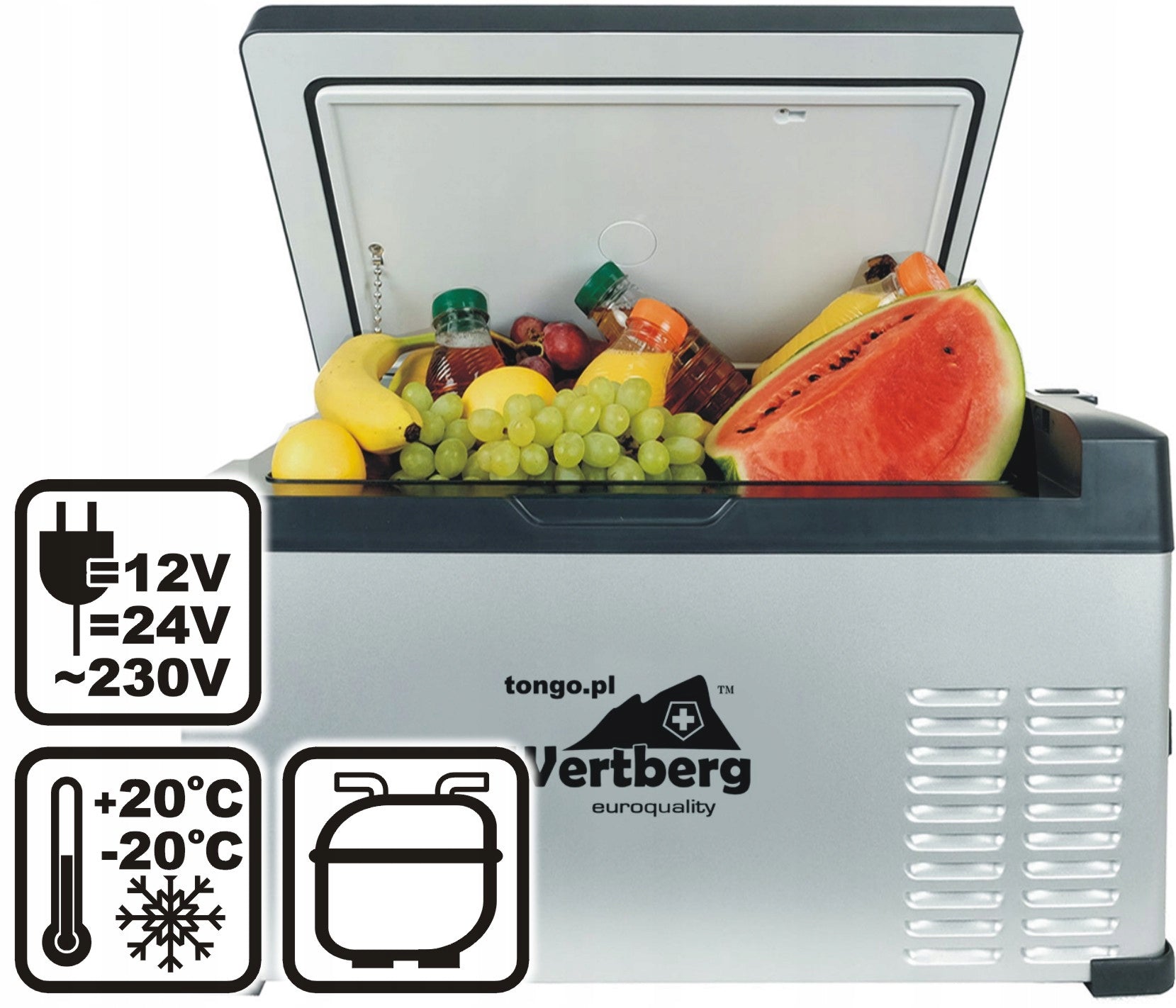 40L fridge freezer -20°C 12V/24V|230V bluetooth car compressor Packaging status original
