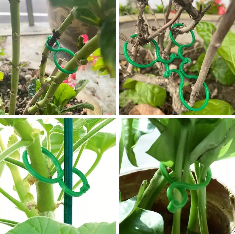 40x CLASPS FOR ATTACHING VEGETABLE FLOWER PLANTS IN THE GARDEN Number of pieces 40 pcs