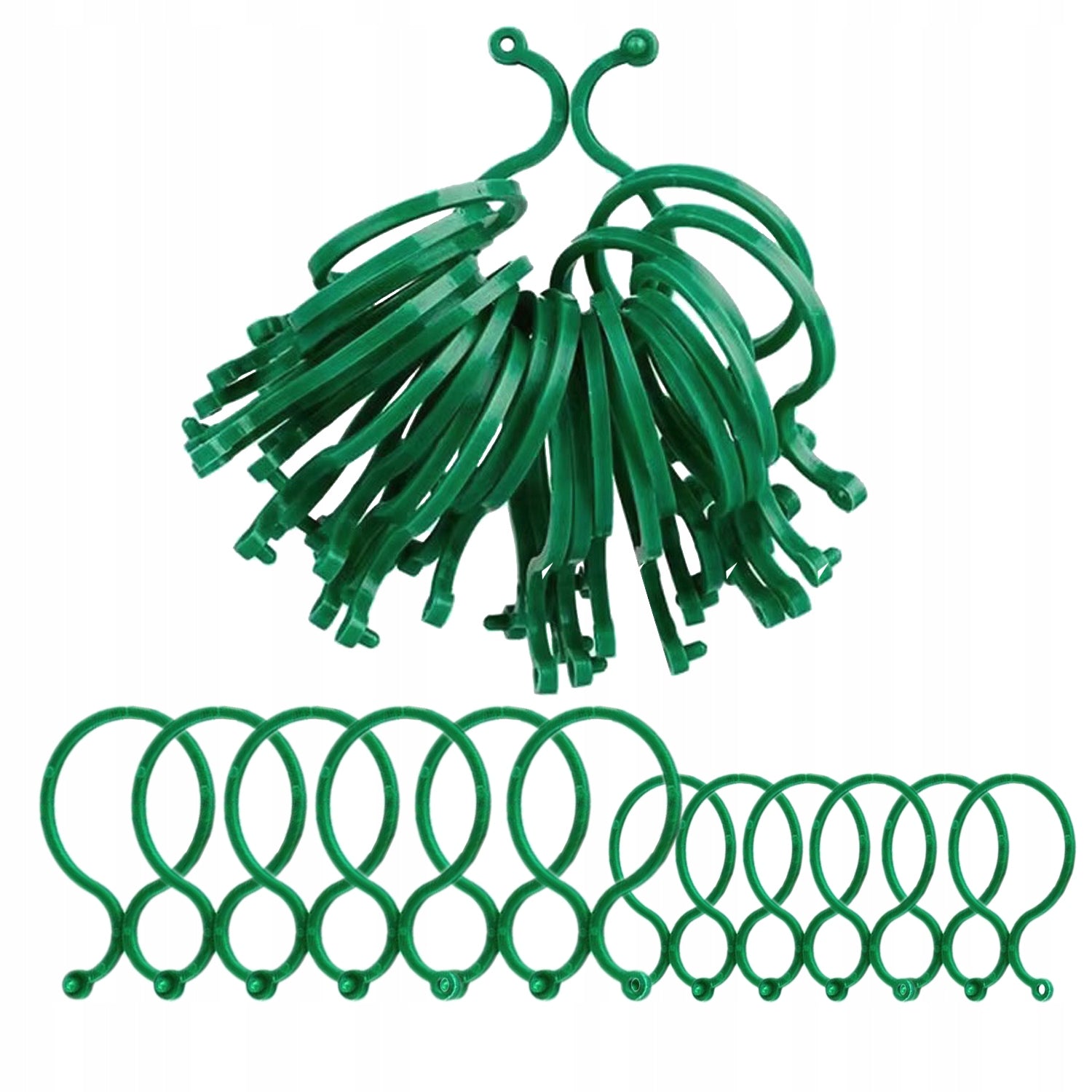 40x CLASPS FOR ATTACHING VEGETABLE FLOWER PLANTS IN THE GARDEN