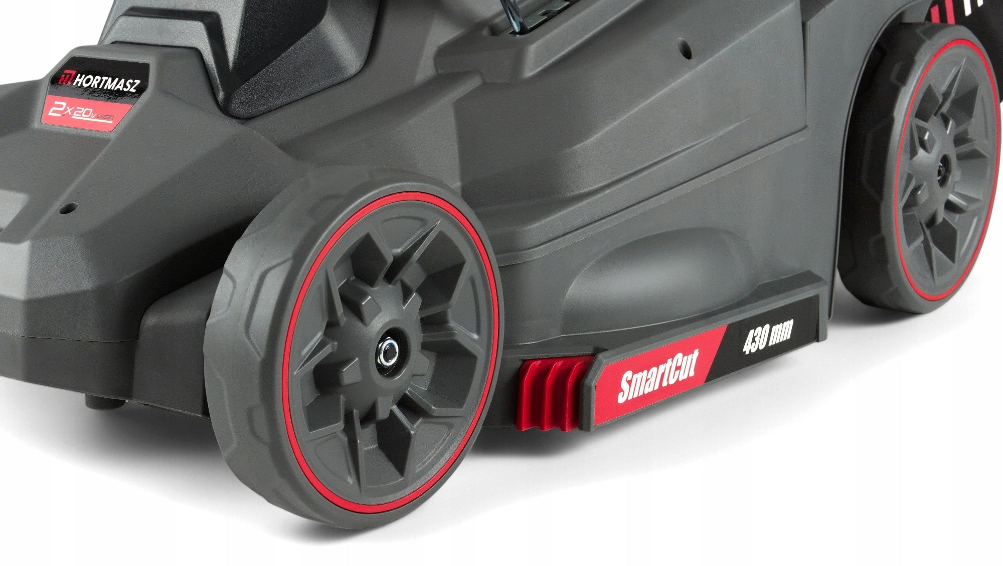 43 cm cordless mower with powerful 40V induction motor + charger Mowing width 43 cm