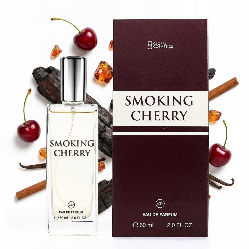 432 SMOKING CHERRY 60ml UNISEX PERFUME CHERRY LONG LASTING FRAGRANCE