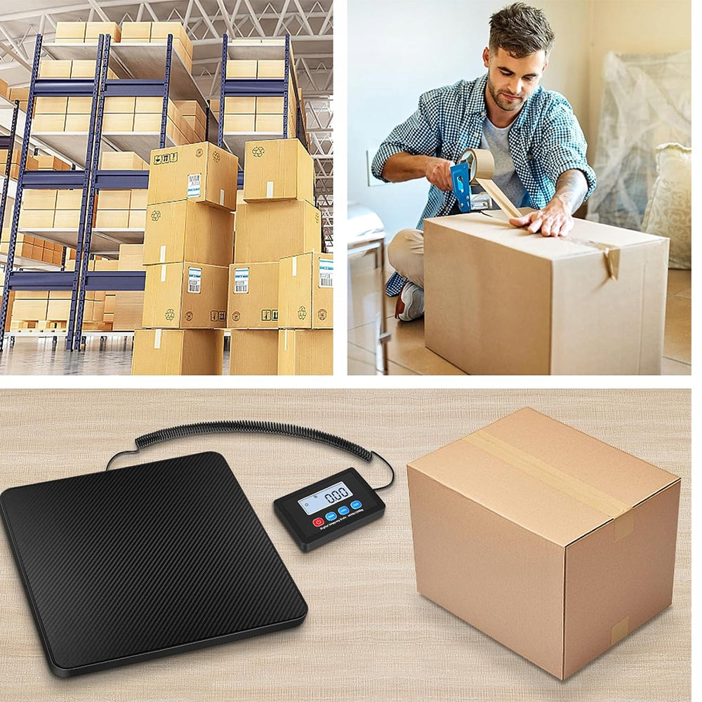 440LB DIGITAL SHIPPING SCALE WITH HOLD/TARE FUNCTION & USB CABLE Packaging status original